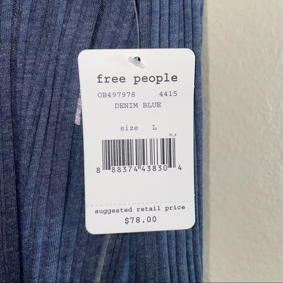 Free People Blue Top / Coverup! - Picture 9 of 10